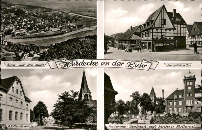 Herdecke Ruhr Herdecke Hauptstrasse Wetterstrasse Fre