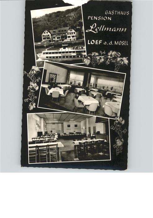 Loef Mosel Löf Gasthaus Pension Lellmann