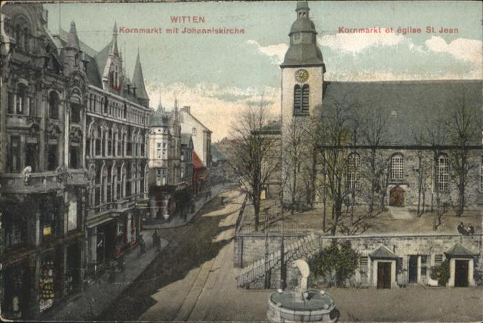 Witten Ruhr Witten Kornmarkt Johanniskirche