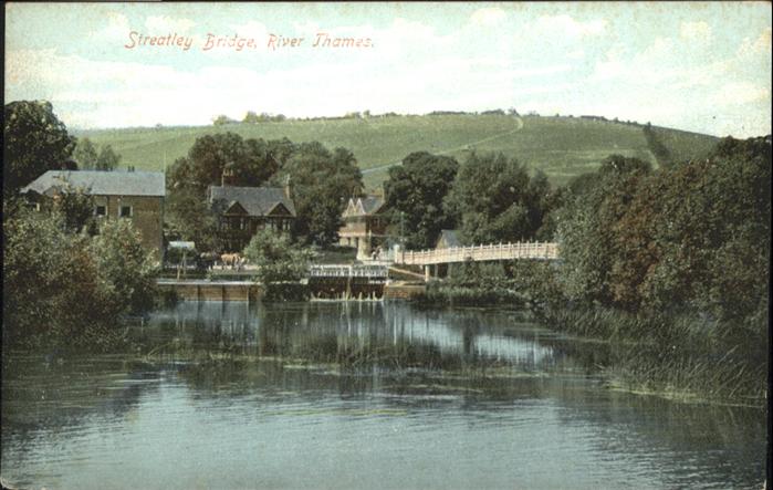 Thames Streatley Bridge River
