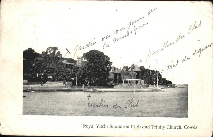 Cowes Trinity Church Royal Yacht Squadron Club