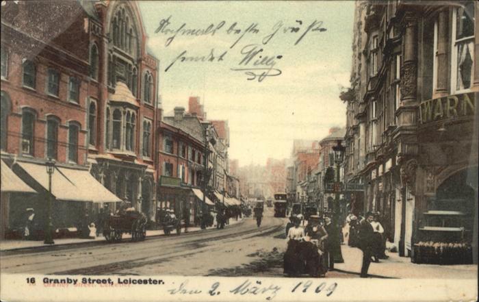 Leicester United Kingdom Leicester Granby Street Kutsche