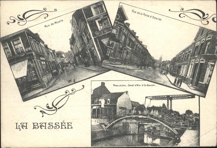 La Bassee Rue Mizelle Rue Porte Estaires Brücke