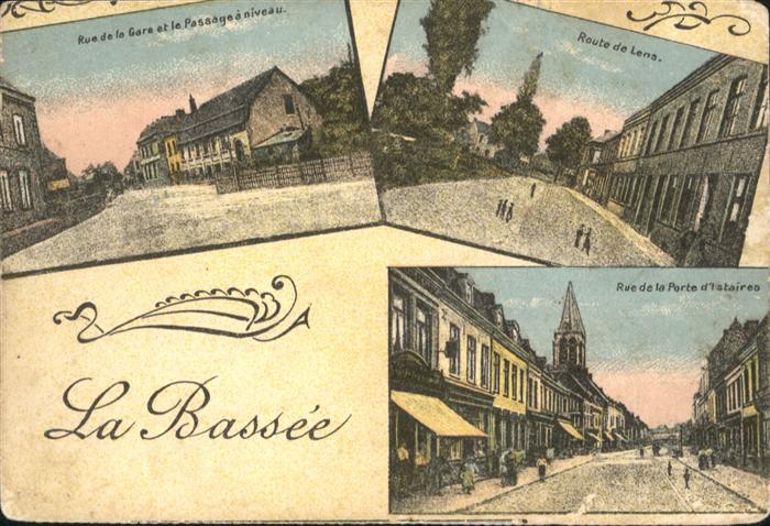 La Bassee Rue Gare Route Lens