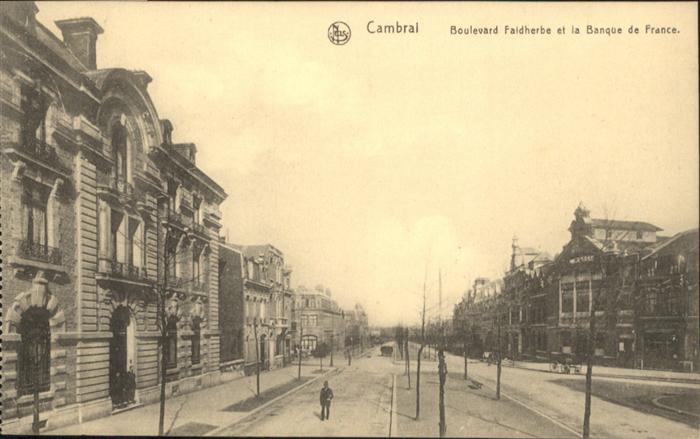 Cambrai Boulevard Faidherbe Banque France