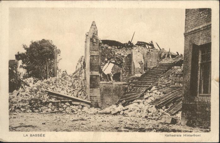 La Bassee Kathedrale Hinterfront