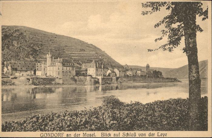 Gondorf Mosel Gondorf Schloss an der Leye Mosel