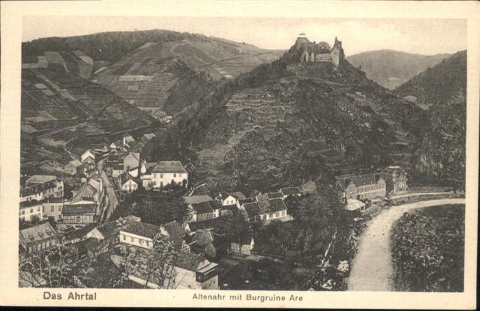 Altenahr Ahrtal Burgruine Are