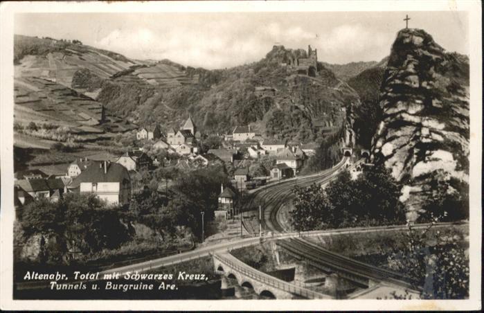Altenahr Schwarzes Kreuz Tunnels Burgruine Are