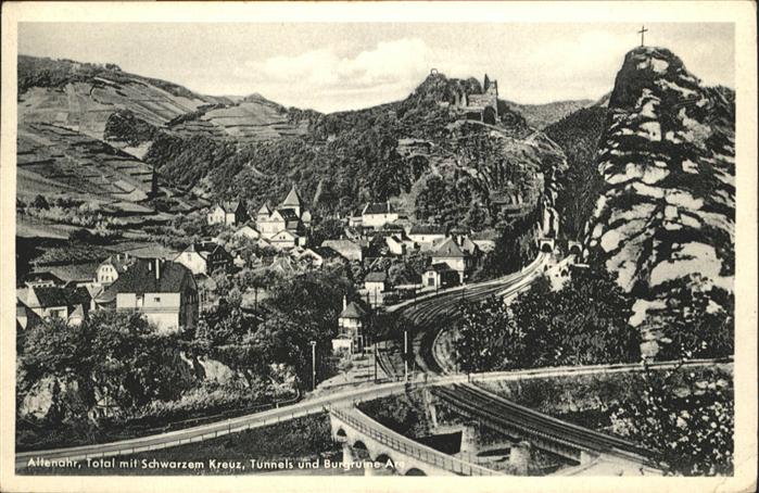 Altenahr Schwarzes Kreuz Tunnels Burgruine Are
