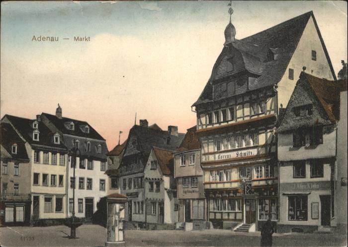 Adenau Ahrweiler Rheinland-Pfalz Adenau Markt