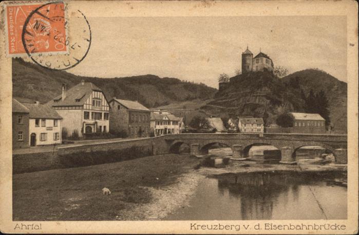 Kreuzberg Ahr Ahrtal Eisenbahnbrücke