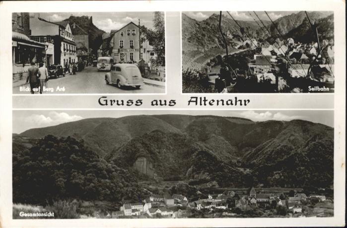 Altenahr Burg Are Sesselseilbahn