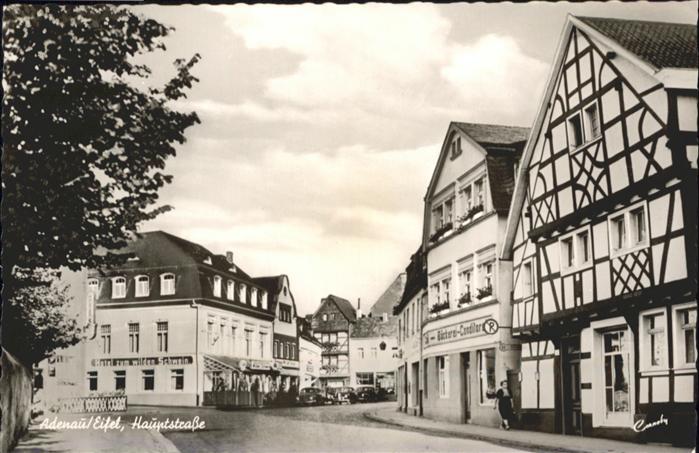 Adenau Ahrweiler Rheinland-Pfalz Adenau Hauptstrasse Fachwerkhaus