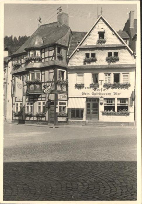 Adenau Ahrweiler Rheinland-Pfalz Adenau Fachwerkhaus Cafe