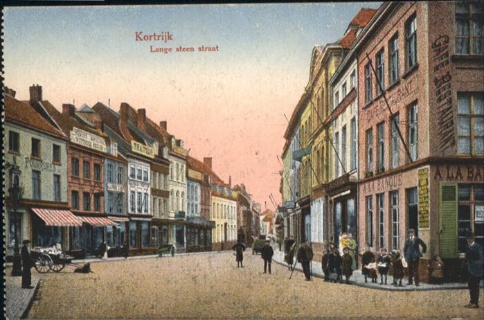 Kortrijk West-Vlaanderen Kortrijk Lange streen straat
