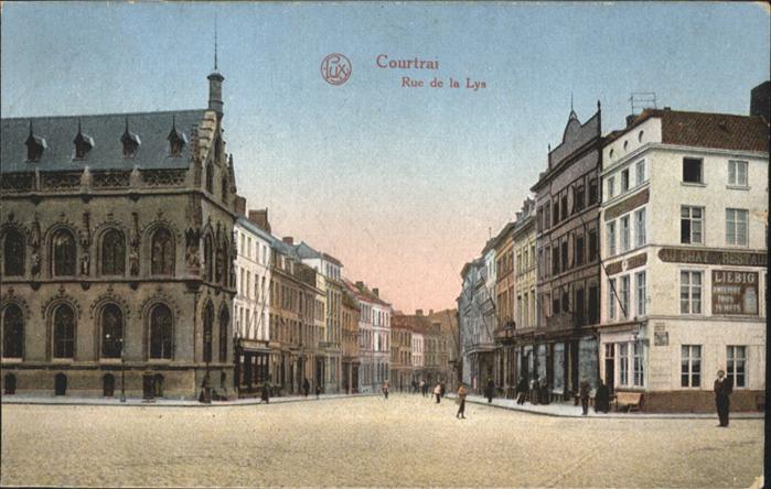 Courtrai KORTRIJK Flandre Belgie Courtrai Rue de la Lys