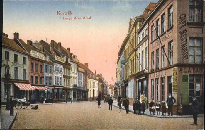 Kortrijk West-Vlaanderen Kortrijk Lange streen straat