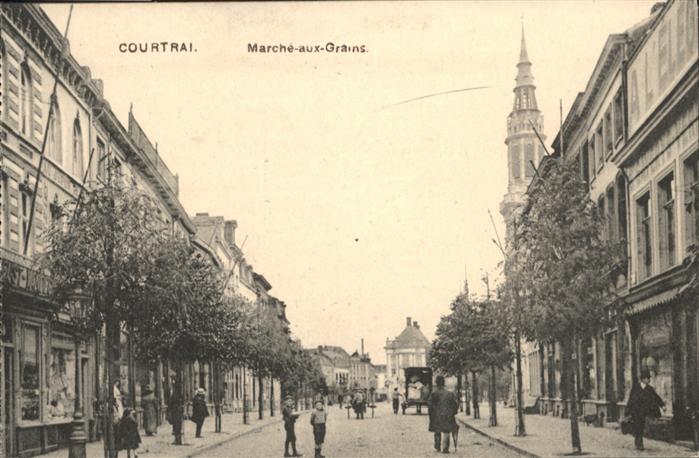 Courtrai KORTRIJK Flandre Belgie Courtrai Marche-aux-Grains