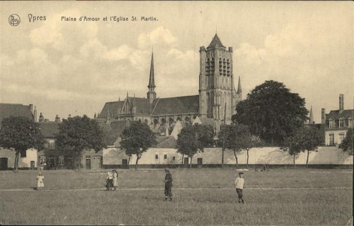 Ypern Ypres Ypres Plaine d Amour Eglise St Martin