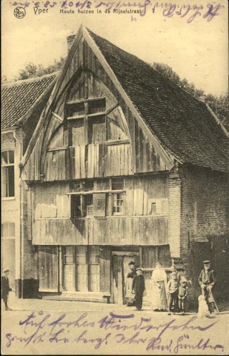 Yper Houte huizen in de Rijselstraat
