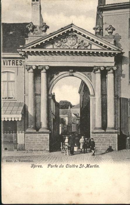 Ypern Ypres Ypres Porte du Cloitre St Martin Hundekarren