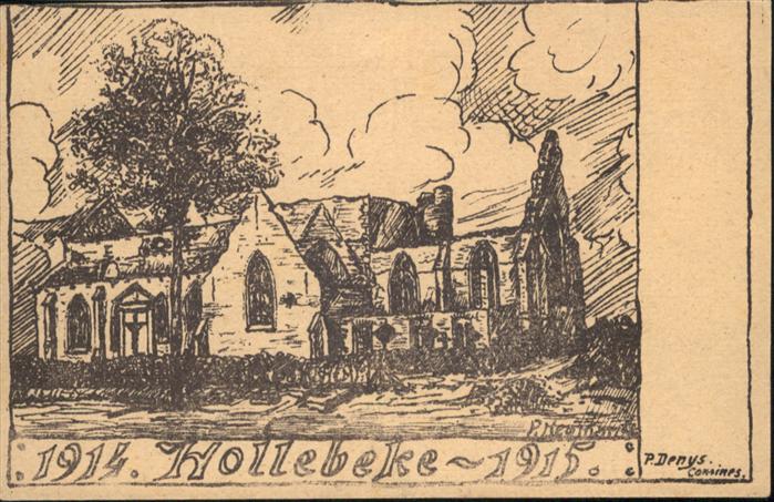 Hollebeke Kirche Kuenstler P. Denys