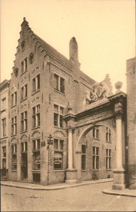 Bruges BRUGGE Belgie Bruges Arc de Triomphe Hotel Restaurant Pension