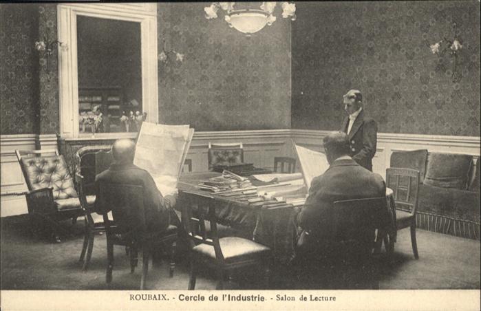 Roubaix Cercle de l'Industrie Salon de Lecture