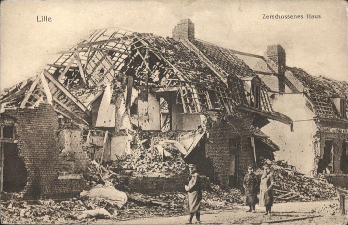 Lille Nord Lille Haus Zerstörung