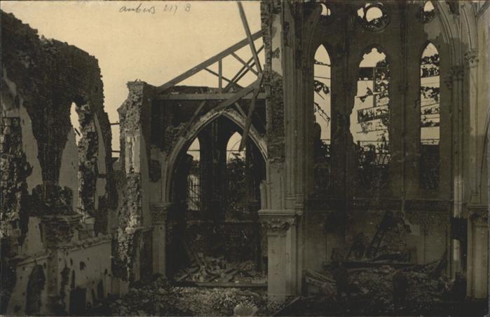 Aubers [handschriftlich] Zerstörung