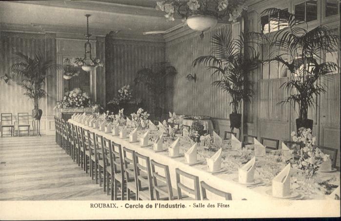 Roubaix Cercle de l'Industrie Salle des Fetes