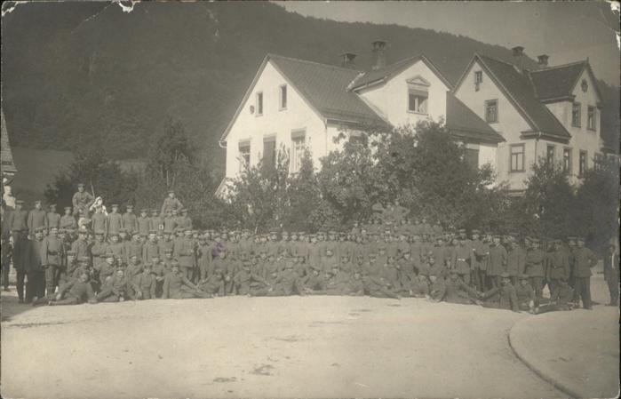 Kolbsheim [Stempelabschlag] Soldaten Gruppenfoto
