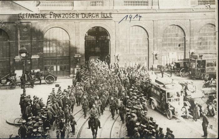 Lille Nord Lille Gefangene Franzosen