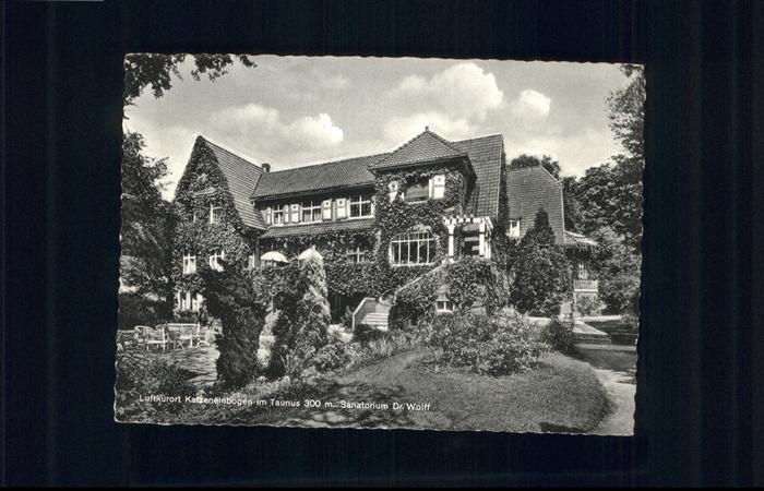 Katzenelnbogen Sanatorium Dr Wolff