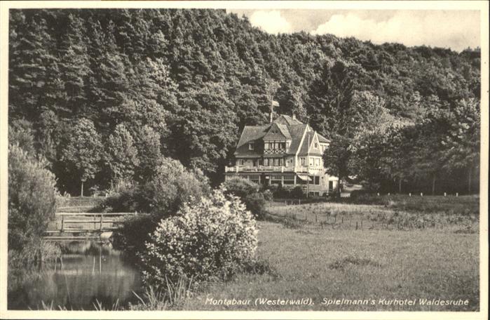 Montabaur Westerwald Montabaur Spielmanns Kur Hotel Waldesru