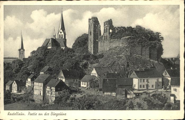 Kastellaun Hunsrueck Kastellaun Burgruine