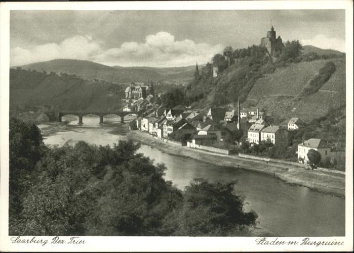 Saarburg Saar Saarburg Staden Burgruine