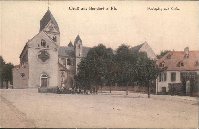 Bendorf Marktplatz Kirche