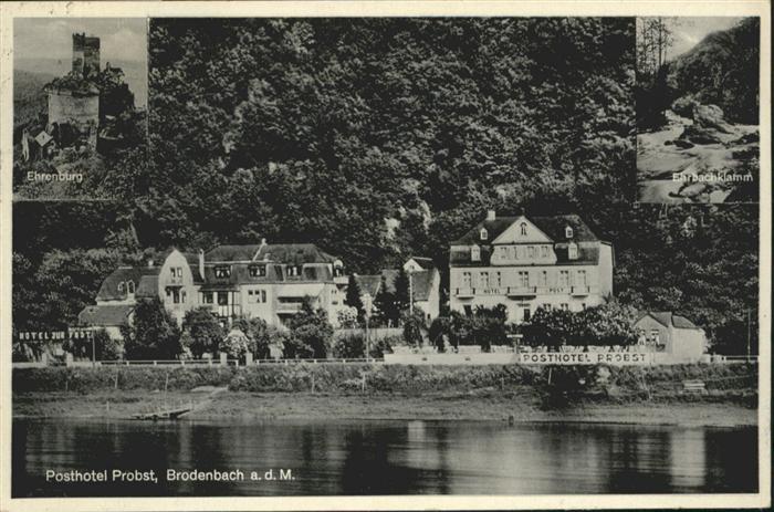 Brodenbach Mosel Rheinland-Pfalz Posthotel Probst Ehrenburg