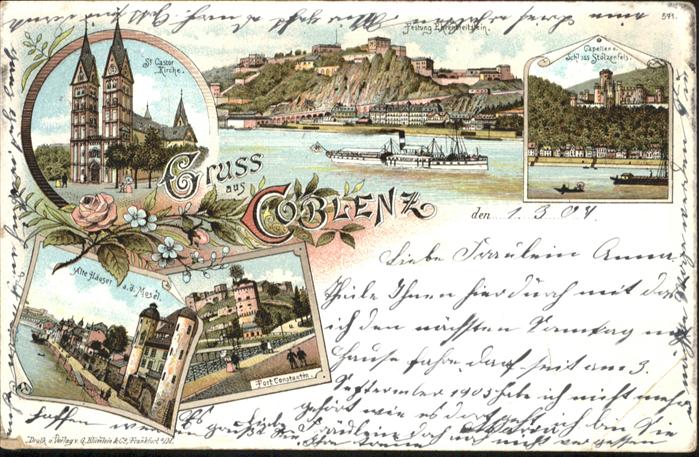 Koblenz Rhein Koblenz St Castor Kirche