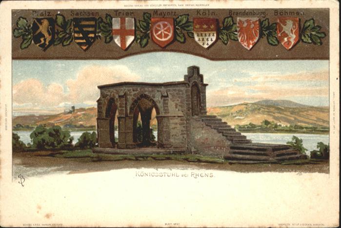 Rhens Königsstuhl Wappen
