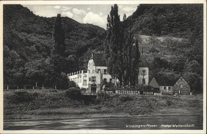 Winningen Mosel Hotel Weltersbach