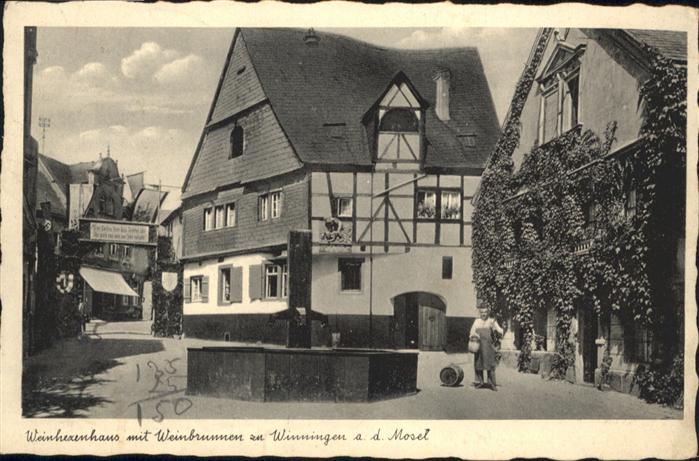 Winningen Mosel Weinhexenhaus Weinbrunnen