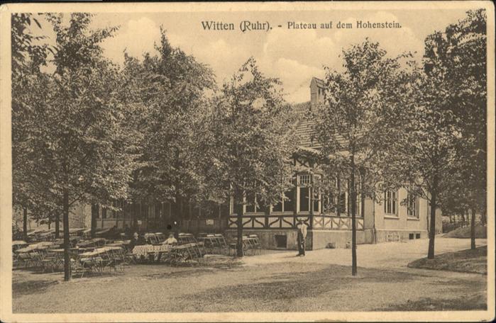 Witten Ruhr Witten Plateau Hohenstein