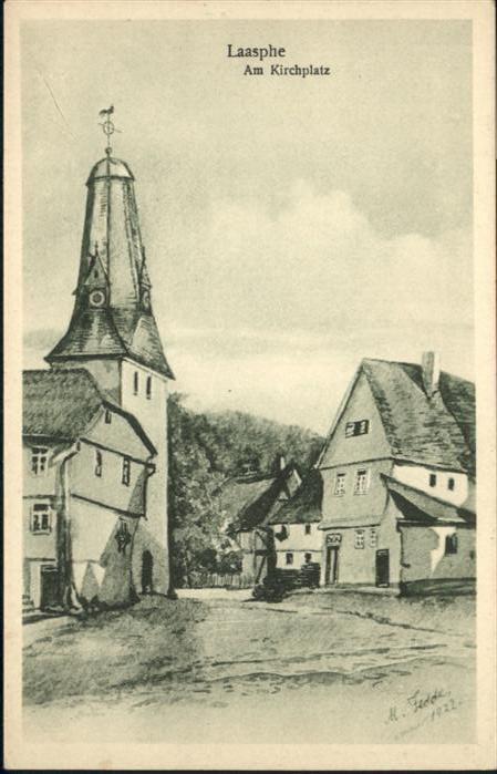 Laasphe BAD LAASPHE NRW Kirchplatz