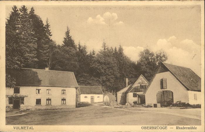 Oberbruegge hadermühle *