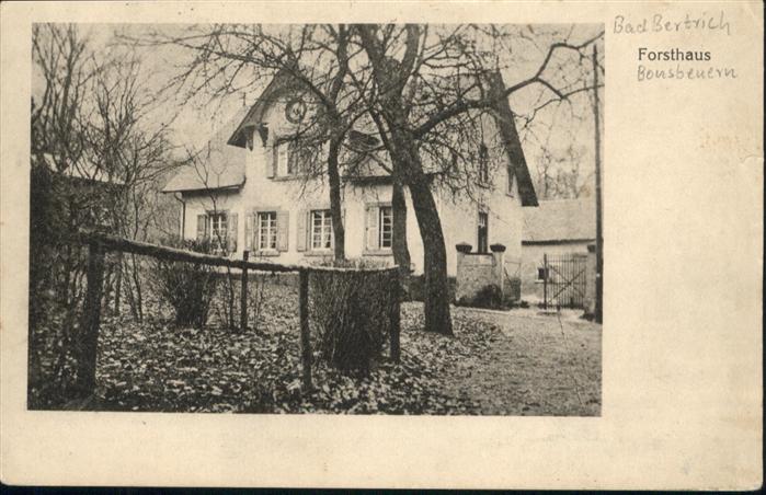 Bad Bertrich [Verlag] Forsthaus