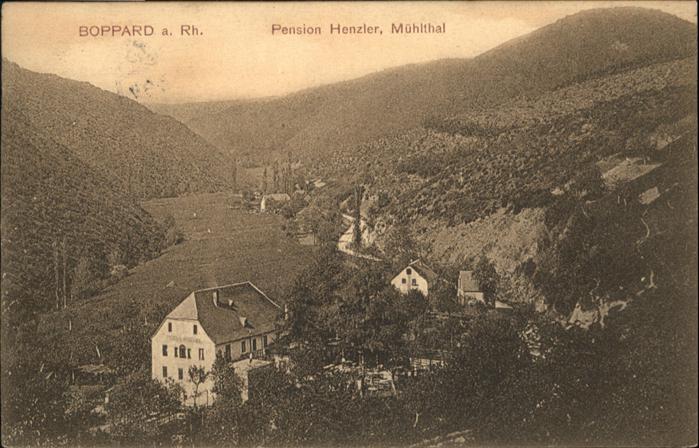 Boppard Rhein Boppard Pension Henzler Mühltal