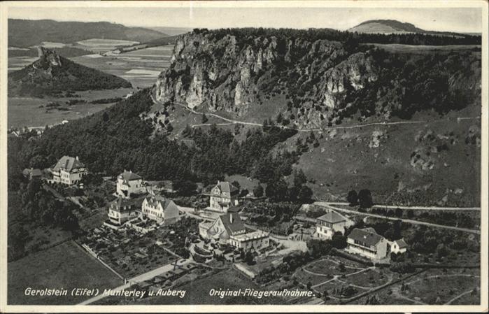 Gerolstein Rheinland-Pfalz Fliegeraufnahme Munterley Auberg